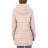 imageNautica Womens Stretch Puffer Jacket  Midweight Quilted Coat Detachable HoodChampagne