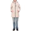imageNautica Womens Stretch Puffer Jacket  Midweight Quilted Coat Detachable HoodChampagne