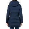 imageNautica Womens Stretch Puffer Jacket  Midweight Quilted Coat Detachable HoodDeep Navy