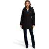imageNautica Womens Stretch Puffer Jacket  Midweight Quilted Coat Detachable HoodMidnight