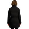 imageNautica Womens Stretch Puffer Jacket  Midweight Quilted Coat Detachable HoodMidnight