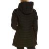 imageNautica Womens Stretch Puffer Jacket  Midweight Quilted Coat Detachable HoodMidnight Black