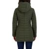 imageNautica Womens Stretch Puffer Jacket  Midweight Quilted Coat Detachable HoodOlive