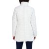 imageNautica Womens Stretch Puffer Jacket  Midweight Quilted Coat Detachable HoodWhite