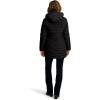 imageNautica Womens Stretch Puffer Jacket with Faux Fur Lined Hood  Wind ampamp WaterResistant Winter CoatBlack