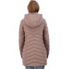 imageNautica Womens Stretch Puffer Jacket with Faux Fur Lined Hood  Wind ampamp WaterResistant Winter CoatChestnut