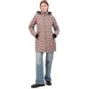 imageNautica Womens Stretch Puffer Jacket with Faux Fur Lined Hood  Wind ampamp WaterResistant Winter CoatChestnut