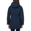 imageNautica Womens Stretch Puffer Jacket with Faux Fur Lined Hood  Wind ampamp WaterResistant Winter CoatDeep Blue