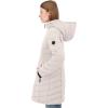 imageNautica Womens Stretch Puffer Jacket with Faux Fur Lined Hood  Wind ampamp WaterResistant Winter CoatLimestone