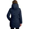 imageNautica Womens Stretch Puffer Jacket with Faux Fur Lined Hood  Wind ampamp WaterResistant Winter CoatNavy Seas