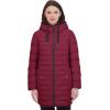 imageNautica Womens Stretch Puffer Jacket with Faux Fur Lined Hood  Wind ampamp WaterResistant Winter CoatSpice