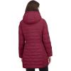 imageNautica Womens Stretch Puffer Jacket with Faux Fur Lined Hood  Wind ampamp WaterResistant Winter CoatSpice