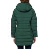 imageNautica Womens Stretch Puffer Jacket with Faux Fur Lined Hood  Wind ampamp WaterResistant Winter CoatVerde