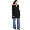 imageNautica womens Heavyweight Puffer Jacket With Faux Fur Lined HoodBlack