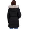 imageNautica womens Heavyweight Puffer Jacket With Faux Fur Lined HoodBlack