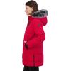 imageNautica womens Heavyweight Puffer Jacket With Faux Fur Lined HoodNautica Red