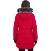 imageNautica womens Heavyweight Puffer Jacket With Faux Fur Lined HoodNautica Red