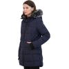 imageNautica womens Heavyweight Puffer Jacket With Faux Fur Lined HoodNavy Seas