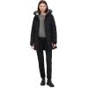 imageNautica womens Heavyweight Puffer Jacket With Faux Fur Lined HoodOnyx
