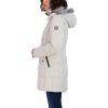 imageNautica womens Heavyweight Puffer Jacket With Faux Fur Lined HoodTrue Limestone