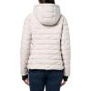 imageNautica womens Mechanical Stretch Puffer Jacketdetachable Faux Fur Hood ampamp Storm CuffsLimestone