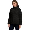 imageNautica womens Packable Stretch Puffer Jacket  Midweight Waterresistant Coat Adjustable HemBlack
