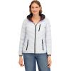 imageNautica womens Packable Stretch Puffer Jacket  Midweight Waterresistant Coat Adjustable HemBlue