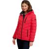 imageNautica womens Packable Stretch Puffer Jacket  Midweight Waterresistant Coat Adjustable HemCoral