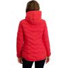 imageNautica womens Packable Stretch Puffer Jacket  Midweight Waterresistant Coat Adjustable HemCoral