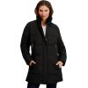 imageNautica womens Soft Mist Heavyweight Puffer Coat Winter Jacket With Detachable Faux Fur HoodBlack
