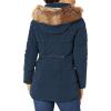 imageNautica womens Soft Mist Heavyweight Puffer Coat Winter Jacket With Detachable Faux Fur HoodNavy Seas