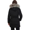 imageNautica womens Soft Mist Heavyweight Puffer Coat Winter Jacket With Detachable Faux Fur HoodOnyx