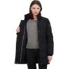 imageNautica womens Soft Mist Heavyweight Puffer Coat Winter Jacket With Detachable Faux Fur HoodOnyx