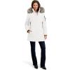 imageNautica womens Soft Mist Heavyweight Puffer Coat Winter Jacket With Detachable Faux Fur HoodSail White