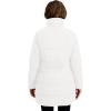 imageNautica womens Soft Mist Heavyweight Puffer Coat Winter Jacket With Detachable Faux Fur HoodSail White