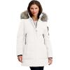 imageNautica womens Soft Mist Heavyweight Puffer Coat Winter Jacket With Detachable Faux Fur HoodSail White