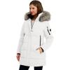 imageNautica womens Soft Mist Heavyweight Puffer Coat Winter Jacket With Detachable Faux Fur HoodSail White