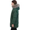 imageNautica womens Soft Mist Heavyweight Puffer Coat Winter Jacket With Detachable Faux Fur HoodVerde