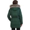 imageNautica womens Soft Mist Heavyweight Puffer Coat Winter Jacket With Detachable Faux Fur HoodVerde