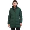 imageNautica womens Soft Mist Heavyweight Puffer Coat Winter Jacket With Detachable Faux Fur HoodVerde