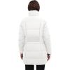 imageNautica womens Soft Mist Heavyweight Puffer Coat Winter Jacket With Detachable Faux Fur HoodWinter White
