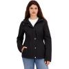 imageNautica womens Softshell Jacket Waterresistant Windresistant Transitional Coat Adjustable WaistBlack