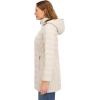 imageNautica womens Stretch Puffer Jacket Faux Fur Lined Hood Wind ampamp Waterresistant Winter CoatLimestone