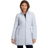 imageNautica womens Stretch Puffer Jacket Wind ampamp Waterresistant Winter Coat Faux Fur Lined HoodBlue