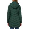 imageNautica womens Stretch Puffer Jacket winter Coat With Interior Bib Hood ampamp Reinforced Nylon LiningVerde