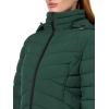 imageNautica womens Stretch Puffer Jacket winter Coat With Interior Bib Hood ampamp Reinforced Nylon LiningVerde