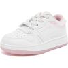 imageNautica Girls Sneakers  LaceUp Tennis Shoes Casual ampamp Comfortable for ToddlersToddler Little Kids ampamp Big Kids PlatformRegularPink White X Milra