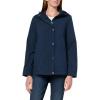 imageNautica womens Softshell Jacket Waterresistant Windresistant Transitional Coat Adjustable WaistNavy Seas