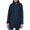 imageNautica womens Stretch Puffer Jacket winter Coat With Interior Bib Hood ampamp Reinforced Nylon LiningNavy Seas