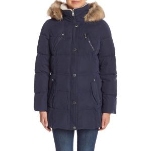 imageNautica Womens Maxi PufferVintage Navy Seas